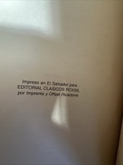 Lo Que Dice El Rio Lempa written by the Salvadoran author Ricardo Lindo1947–2016