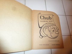 Chub Coloring Book, The Little People,1953(VINTAGE Softcover/Unused)