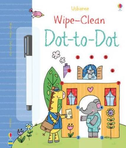 Dot-To-Dot (Usborne Wipe Clean Books) – Paperback By Greenwell, Jessica – GOOD