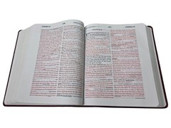 God’s Holy Bible KJV Special Margin Edition LARGE PRINT 1999 Burgundy Red Letter