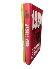 1984 and Animal Farm- (George Orwell 2-Book Set) HARDCOVER -NEW