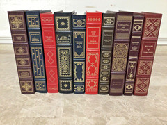 Lot of 10 The Franklin Library Leather Hardcover Books UNREAD Gilded Edges