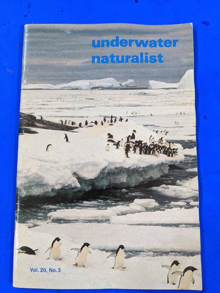 1991 Underwater Naturalist Paperback Booklet 44 Pages