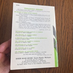 Treasury Of Great Gospel Sermons Vol II By Baker Book House PB