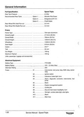 TRIUMPH Speed Triple 1050 Workshop Manual 2005, FASTENED – COVERED – XL FOLDOUTS