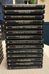 Agatha Christie Mystery Collection~Lot of 24 Bantam Leatherette Books