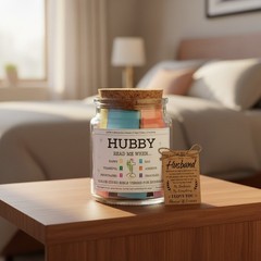 Meaningful Christian Gifts for Husband – Color-Coded Bible Verse Jar, 5 oz