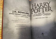 Harry Potter and the Cursed Child Parts One and Two Special Rehearsal Ed. HC NEW