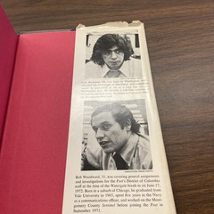 All the President’s Men Book by Bob Woodward and Carl Bernstein. 1974 HB / DJ.