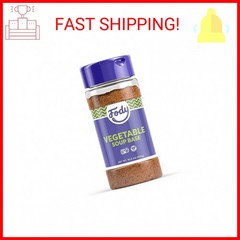 Fody Foods Vegetable Soup Base & Seasoning, 10.6 Oz, Ready to Use, Garlic and On