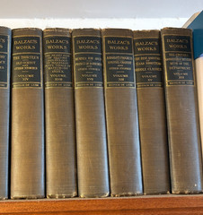 Works of Honore De Balzac (18 volumes), National Library Company,Edition de Luxe