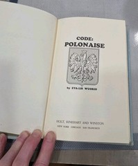 Code : Polonaise Hardcover Eva-Lis Wuorio 1st Edition 1971