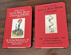 Jeffrey Gitomer’s Little Red Books of Selling & Of Sales Answers Lot Of 2 VG