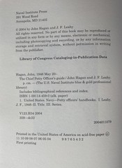 The Chief Petty Officer’s Guide by Hagan, John; Leahy, Jack