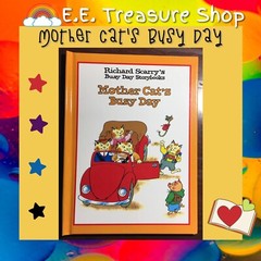 Richard Scarry Books, Set of 8, Vintage 1997, New Condition, Busy Day Storybooks