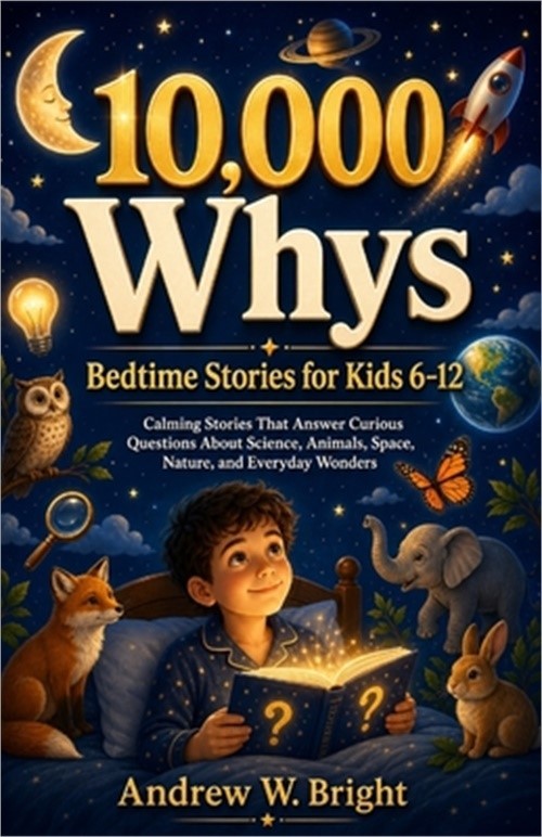 10,000 Whys Bedtime Stories for Kids 6-12: Calming Stories That Answer Curious Q