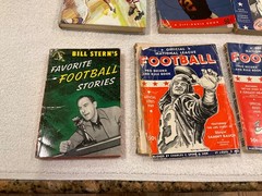 Vintage Football Books & Record Guides Lot – 11 Mid-Century Titles (1930s-1960s)