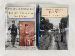 Life of Johnny Reb Billy Yank Mary Chesnut’s Civil War by Wiley & Woodward HCDJ