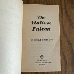Dashiell Hammett – The Maltese Falcon – Vintage Books Edition 1972 – UNREAD