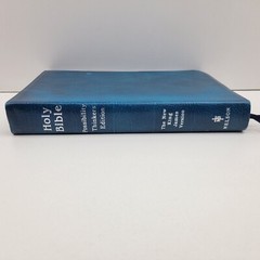 Possibility Thinkers Bible New King James Highlighted Blue Faux Leather 1984