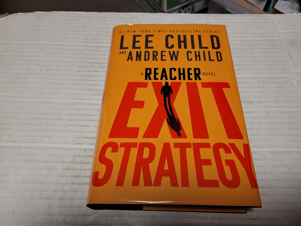 Exit Strategy by Andrew Child and Lee Child (2025, HC) FLAT SIGNED x 1 1st/1st