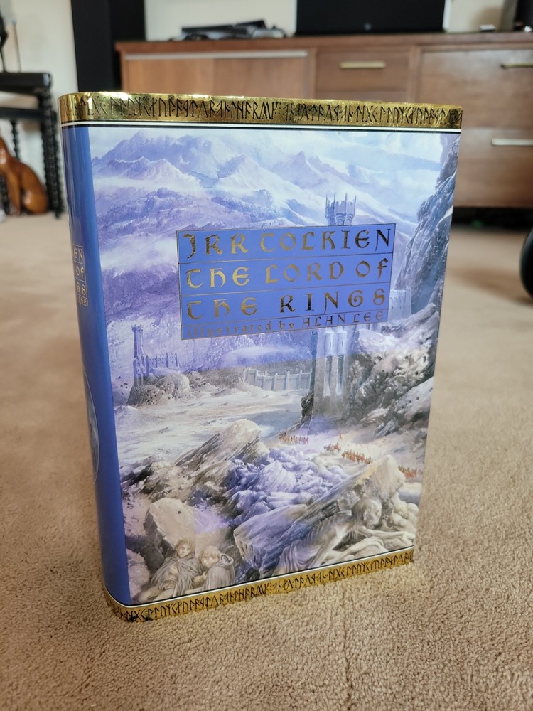 The Lord of the Rings by J.R.R. Tolkien 1991 Hardcover Illustrated Alan Lee
