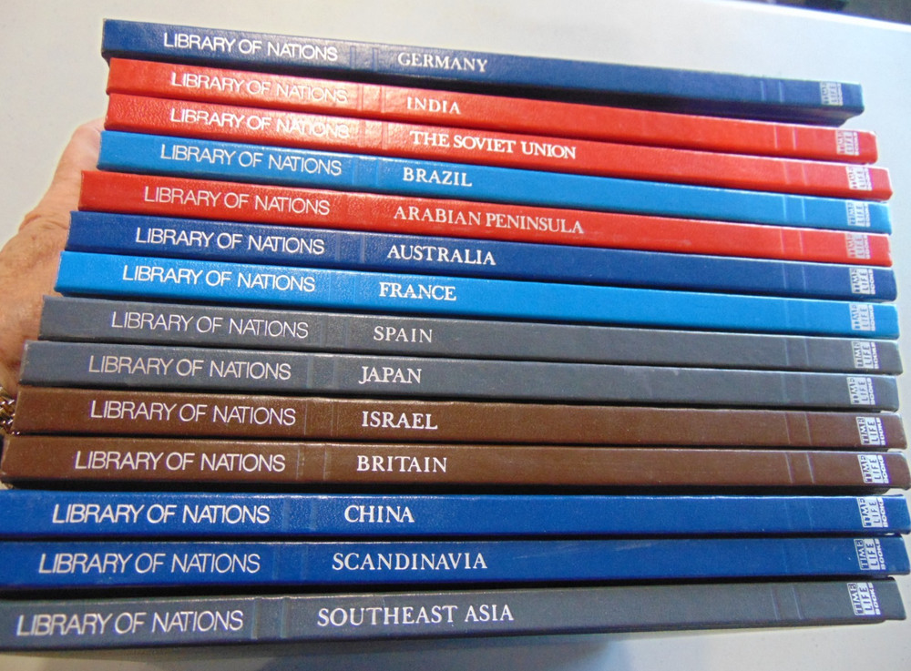 Library of Nations Time Life 14 Vol set 1980s hardback