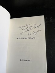 OOP Signed 1st Edition Northern Escape, R. L. Coffield 2006 Trade PB Detectives