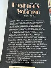 Vintage Fashions for Women 1920s 1940s Schiffer Book for Collectors Clothing