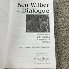 KEN WILBER Lot (9) 8 Books & DVD Set Quantum Questions Essential In Dialogue ++