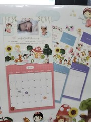 My Baby’s FIRST YEAR non dated Keepsake calendar w/ stickers New sealed