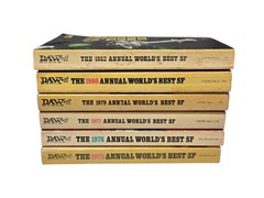 DAW The Annual World’s Best SF Science Fiction Paperback Books Lot 1970s 80s