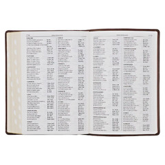 KJV Super Giant Print Bible-Brown Faux Leather Indexed BRAND NEW in Shrink Wrap!