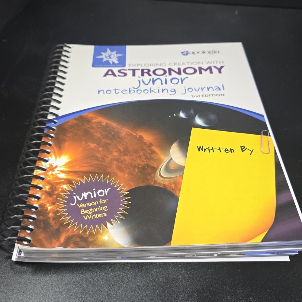 Apologia Astronomy 2nd Edition, Junior Notebooking Journal Spiral bound