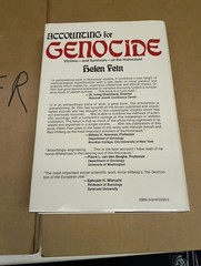 Accounting for Genocide… by Helen Fein 1979 Free Press HC w/ DJ
