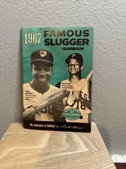FAMOUS SLUGGER YEARBOOK, 1967, USED, 61 PAGES. VERY NICE