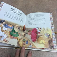 “First Bible Stories” Hardcover Children’s Book W/383 Gold Edge Pages