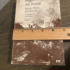 The Prelude – William Wordsworth’s (Paperback, 1961) 9th Printing. C4