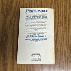 Pale Gray For Guilt John D MacDonald PB Vintage Pulp Fiction Crime Travis McGee