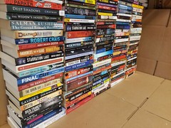 Lot of 10 Mystery Large Trade Paperback Books Suspense Thriller Crime Murder MIX