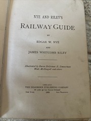 Antique Book Nye & Riley’s Railway Guide 1888 – Edgar Nye & James Whitcomb Riley