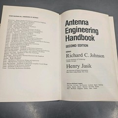 Vintage Antenna Engineering Handbook Second Edition 1984 Johnson Jasik HC DJ