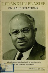 E. Franklin Frazier on Race Relations Paperback E. Franklin Frazi