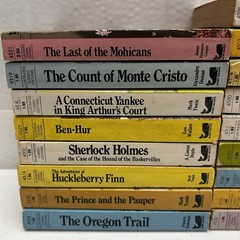 Lot of 17 Moby Books Illustrated Classic Editions Vintage Mini Paperback Books