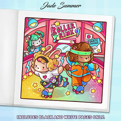 Cozy Eras 2: Cute Coloring Book for Adults and Teens with Charming Characters an