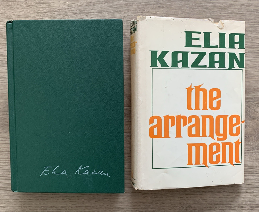 The Arrangement ELIA KAZAN 1967 Hardcover w/ Dust Jacket 544 Pages