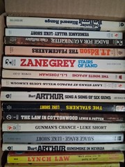 Western Book Lot (21) Zane Grey Luke Short BOX B