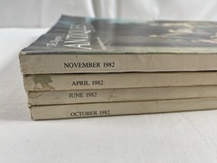 Lot of 4 Vintage 1982 The Magazine Antiques 4 Issues #265