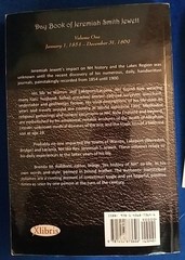 NEW SIGNED: Day Book of Jeremiah Smith Jewett : Volume One January 1, 1854 -…