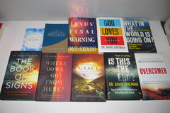 Lot of 10 books by Dr. David Jeremiah HB Overcomer Book of Signs Heaven…